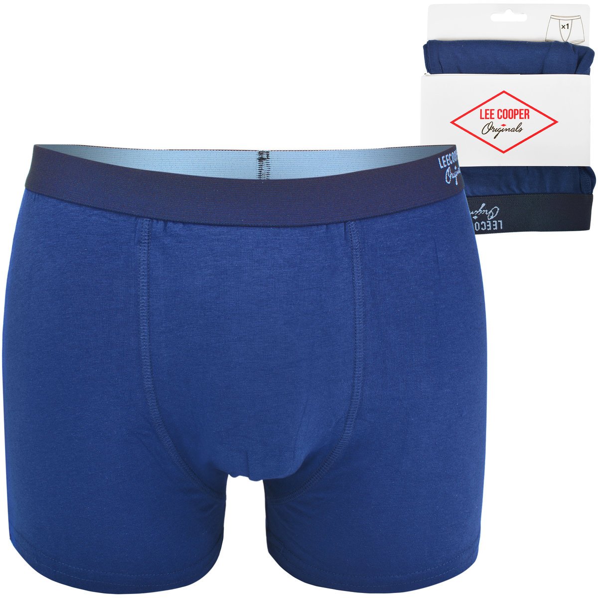 Lee Cooper Bokserki Męskie Bawełniane 40939 Turkus 1 sztuka Rozmiar XXL