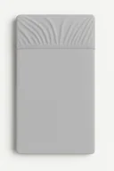 Prześcieradła dla dzieci - Prześcieradło jersey bawełna z gumką do łóżeczka 140x70cm - szare - miniaturka - grafika 1