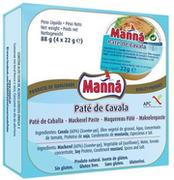 Konserwy i dania rybne - Portugalska pasta z makreli 4x22g Manná - miniaturka - grafika 1