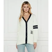 Swetry damskie - Guess Jeans Kardigan CARDI | Regular Fit - miniaturka - grafika 1