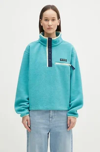 Columbia bluza sportowa Helvetia kolor zielony z aplikacją 2092231 - Bluzy damskie - miniaturka - grafika 1