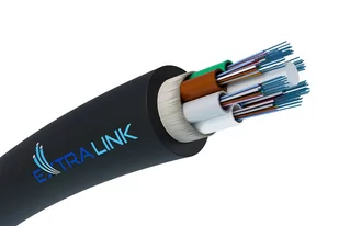 ExtraLink 72F SM DUCT OPTICAL FIBRE CABLE SM G652D DIAMETER 10MM 1,5KN EX.15265 - Kable miedziane - miniaturka - grafika 1