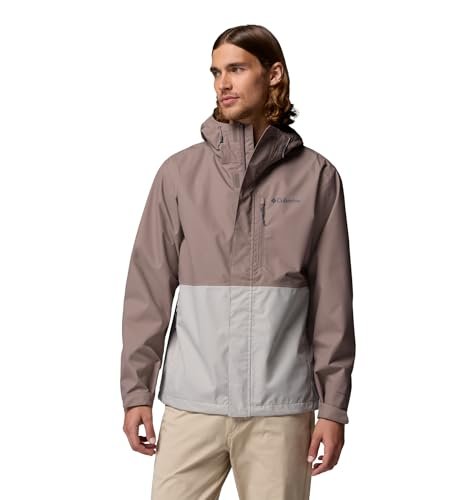 Columbia Hikebound 2 Męska kurtka przeciwdeszczowa, wodoodporna, szara/szara, XL