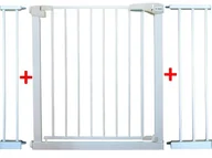 Zabezpieczenia dla dzieci - BRAMKA ZABEZPIECZAJĄCA S3 BIAŁA na schody, drzwi 79-115 cm rozporowa ochronna - miniaturka - grafika 1