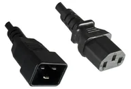 Kable - MicroConnect PowerCord C13-C20 0.5M Black - miniaturka - grafika 1