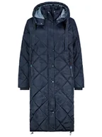 Kurtki damskie - Sublevel Płaszcz pikowany w kolorze granatowym - miniaturka - grafika 1