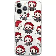 Etui i futerały do telefonów - Etui Marvel dedykowane do Iphone 11 PRO MAX, wzór: Czarna Wdowa 013 Etui częściowo przeźroczyste, oryginalne i oficjalnie licencjonowane - miniaturka - grafika 1