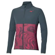 Kurtki męskie - Kurtka męska Mizuno Charge Printed Jacket Turbulence XXL - miniaturka - grafika 1