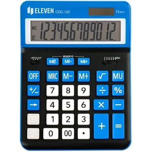 Kalkulator ELEVEN CDC120BKNV Zasilanie bateryjno-słoneczne, 4 pamięci - Kalkulatory - miniaturka - grafika 1