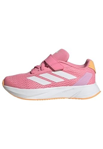adidas Uniseks - dzieci Duramo SL Shoes Kids, Pink/Cloud White/Hazy Orange, 31 1/2 EU