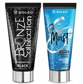 Balsamy i kremy do opalania - SOLEO BLACK BRONZER 150ml MOCNY BRONZER Z + BALSAM PO OPALANIU 150ml - miniaturka - grafika 1