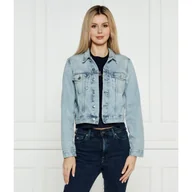 Kurtki damskie - Calvin Klein Jeans Jeansowa kurtka Regular Fit - miniaturka - grafika 1