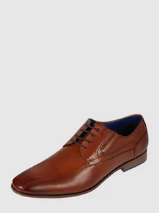 Buty sznurowane ze skóry model ‘Mattia’ - Półbuty męskie - miniaturka - grafika 1