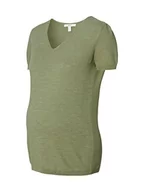 Swetry damskie - ESPRIT Maternity Damski sweter z krótkim rękawem, Real Olive-307, XXL - miniaturka - grafika 1