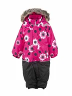 Kombinezony dla dzieci - Dziewczęcy niemowlęcy kombinezon zimowy FUN różowy Lenne r.86 - miniaturka - grafika 1