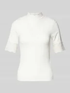 Koszulki i topy damskie - T-shirt o kroju slim fit z mieszanki wiskozy model ‘TILDE’ - miniaturka - grafika 1