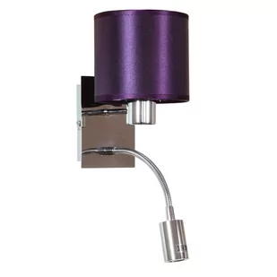 Candellux Kinkiet SYLWANA chrom/Fioletowy by 21-29348 - Lampy ścienne - miniaturka - grafika 1