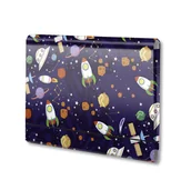 Teczki i skoroszyty - TECZKA A4 NA GUMKĘ ŁAMANA PENMATE KOSMOS 2 MIX WZORÓW - miniaturka - grafika 1