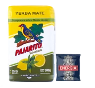 Yerba Mate - Pajarito Menta Limon + Próbka Guarani Energia 50g - miniaturka - grafika 1