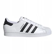 Buty sportowe męskie - Buty męskie sportowe aadidas Superstar Originals skórzane białe 44 2/3 - miniaturka - grafika 1