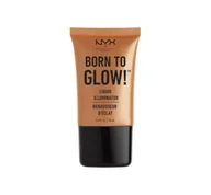 Rozświetlacze do twarzy i ciała - NYX BORN TO GLOW LIQUID ILLUMINATOR PURE GOLD - miniaturka - grafika 1