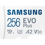Karty pamięci - Samsung EVO Plus 2021 MicroSDXC 256GB UHS-I/U3 A2 V30 MB-MC256KA/EU MB-MC256KA/EU - miniaturka - grafika 1