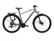 Rowery - Rower górski MTB KROSS HEXAGON 2.0 EQ rozmiar M Szary - miniaturka - grafika 1