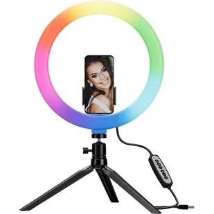 Lampa pierścieniowa XLINE SF401 ze statywem - Lampy studyjne - miniaturka - grafika 1