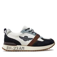 Sneakersy męskie - Sneakersy Aeronautica Militare 241SC265CT3298 Granatowy - miniaturka - grafika 1