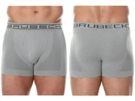 Majtki męskie - BOKSERKI MĘSKIE BEZSZWOWE BRUBECK BX00501A - r M - miniaturka - grafika 1