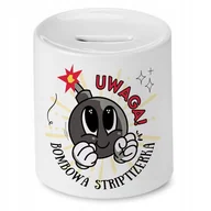 Skarbonki - Dla Striptizerki Skarbonka na Urodziny Na Prezent z Nadrukiem ze Zdjęciem + Opakowanie na prezent (wzór 01) - miniaturka - grafika 1