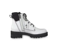 Botki damskie - Tamaris, Trzewiki damskie, Tamaris, biały, rozmiar 39 - miniaturka - grafika 1