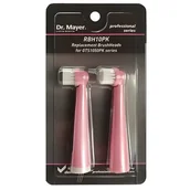 Końcówki do szczoteczek elektrycznych - Dr Mayer Zapasowa główka szczoteczki do modeli GTS1050 różowa 2 szt - miniaturka - grafika 1