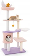 Klocki - Drapak dla kota z legowiskiem dla kota, hamakiem i zabawką 140cm - miniaturka - grafika 1