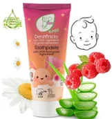 Pasty do zębów - Pasta Do Zębów Dla DZIECI Dziecięca Jadalna MALINOWA Bez Fluoru Pierpaoli - miniaturka - grafika 1