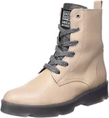 Botki damskie - GIOSEPPO Nude Skórzane botki ze sznurkiem dla dziewczynki ellmau, Naga, 27 EU - miniaturka - grafika 1