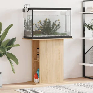 vidaXL Szafka pod akwarium, dąb sonoma, 36x75x72,5 cm - Akwaria i zestawy akwarystyczne - miniaturka - grafika 1
