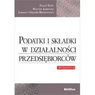 Finanse, księgowość, bankowość - Podatki i składki w działalności przedsiębiorców - miniaturka - grafika 1