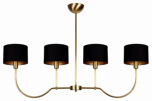 Lampa wisząca 4-punktowa z mosiadzu w stylu Modern Farmhouse - Lampy sufitowe - miniaturka - grafika 1