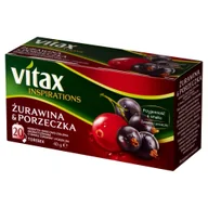 Herbata - Vitax Inspirations Żurawina Porzeczka ex20 - miniaturka - grafika 1