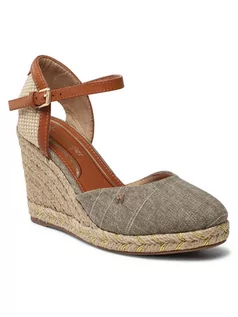 Espadryle damskie - Wrangler Espadryle Brava WL21590A Szary - grafika 1