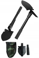 Łopaty i widły - Saperka składana wielofunkcyjna 6w1 łopata piła kilof otwieracz mocna etui - miniaturka - grafika 1