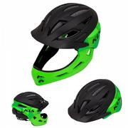 Kaski rowerowe - Kellys Kask Sprout XS czarno-zielony 125768 - miniaturka - grafika 1