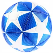 Piłka nożna - Piłka Nożna Dla Dzieci Do Nogi Niebieska Wytrzymała Szkolna Szyta Maszynowo - miniaturka - grafika 1