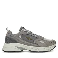 Sneakersy męskie - Sneakersy Aeronautica Militare 251SC301CT3500 Szary - miniaturka - grafika 1