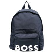 Plecaki - BOSS Logo Backpack J20372-849, Granatowe Plecak, pojemność: 15 L - miniaturka - grafika 1