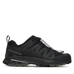 Trekkingi Salomon Xa Pro 3D V9 Wide L47273100 Czarny - Buty trekkingowe męskie - miniaturka - grafika 1