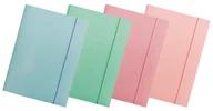 Teczki i skoroszyty - OFFICE PRODUCTS Teczka z gumką Pastel, karton/lakier, A4, 300gsm, 3-skrz., mix kolorów 21191171-99 - miniaturka - grafika 1