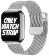 Akcesoria do smartwatchy - PASEK DO ZEGARKA APPLE WATCH 1/2/3/4/5/6/7/8/9/SE 38/40/41mm SREBRNY STAL - miniaturka - grafika 1