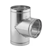 Rury i kanały wentylacyjne - Trójnik do systemu odprowadzania gorącego powietrza 150 mm TRS150 / 90 - OC Darco - miniaturka - grafika 1